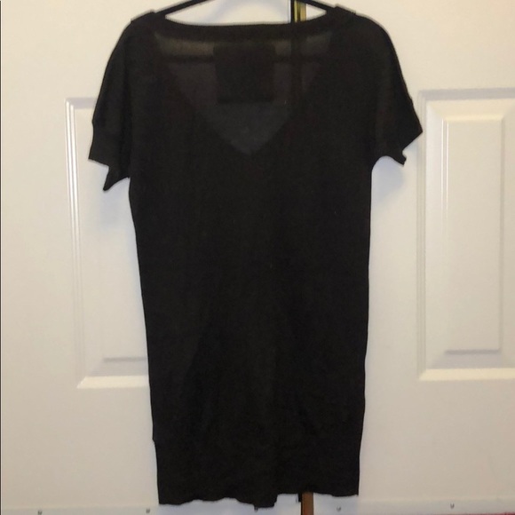 Abercrombie & Fitch Brown Knit Short Sleeve Tunic Shirt - Picture 2 of 5